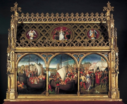 Chsse de sainte Ursule (1489), Muse Memling, Bruges - Belgique
