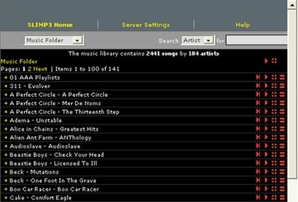 Slim Devices SliMP3 - firmware