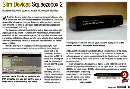 Squeezebox 2 sans Wi-Fi