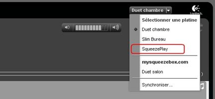 Squeezebox Server : SqueezePlay