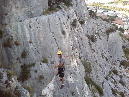 Frdric Saval, moniteur diplm d'Etat Escalade (BEES) - Via ferrata urbaine de Cavaillon