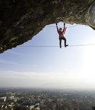 Via ferrata Les Balcons de Cavaillon - Cavaillon - Vaucluse - Crdit photo : Sam Bi