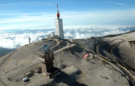 Vol libre au sommet du Mont Ventoux