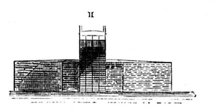 Elvation d'une pile du pont Saint-Bnzet